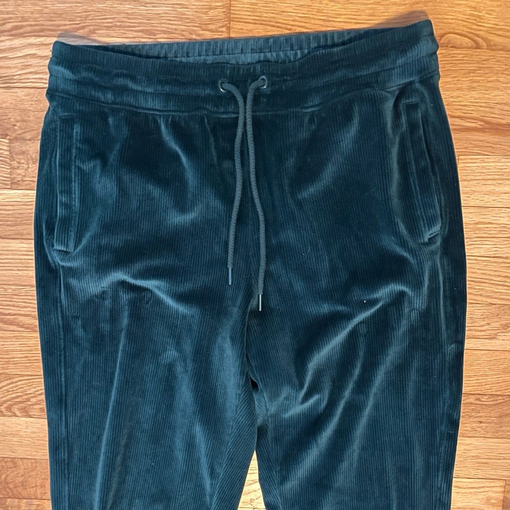 Women’s Emerald Green Corduroy Sweatpants